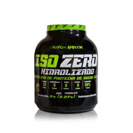 Iso Zero Puro Campeon 5lbs proteina cero carbos