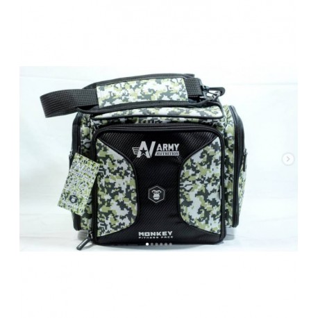 Maleta Térmica con Accesorios Army Nutrition Camo Verde Monkey Power