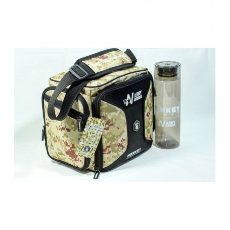 Maleta Térmica con Accesorios Army Nutrition Camo Arena Monkey Power