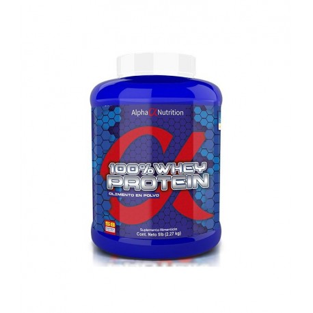 100% WHEY PROTEIN 5LBS ALPHA NUTRITION PROTEINA