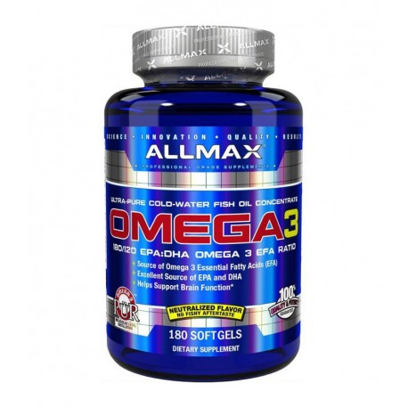 OMEGA 3 180 TABS ALLMAX NUTRITION