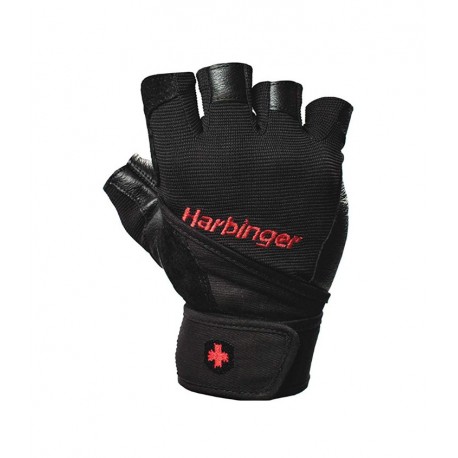 Guantes para Pesas con Muñequera Harbinger - Talla L