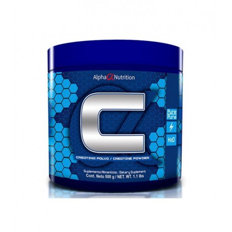 CREATINA 100% DE ALPHA NUTRITION 500GR