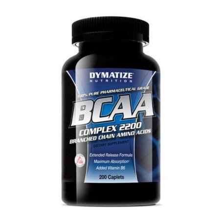 BCAA Complex 200 Caps Aminoácidos Dymatize