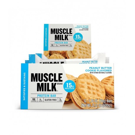 Barras Muscle Milk Brand 5 barras por caja de Cytosport