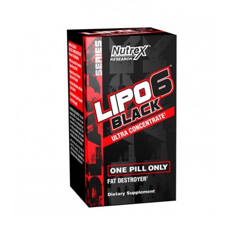 Lipo 6 Black Ultra Concentrate 60 Black Caps Quemadores de Grasa
