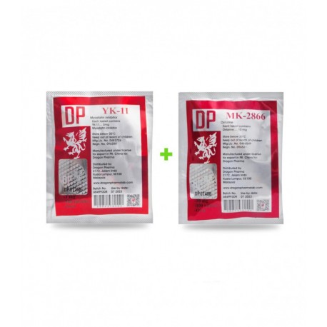 Ciclo de definición y volumen moderados SARMs Mutant YK-11 + Ostarine Ostamuscle