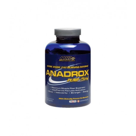 Anadrox Pump & Burn 224 caps Oxido Nitrico con Termogénico