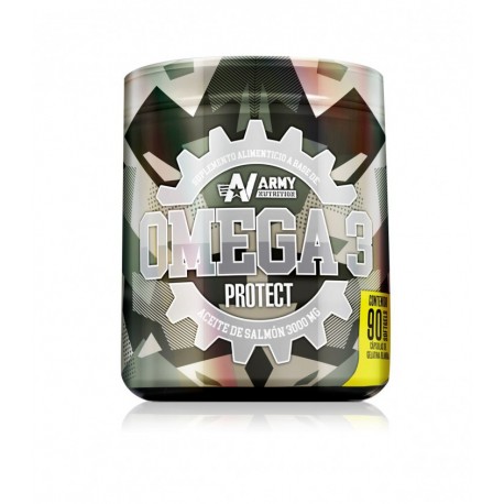 Omega 3 de Army Nutrition 90 Caps Aceite de Salmón
