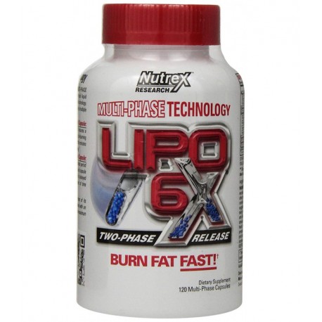 Lipo 6 Xtreme 120 Multi Phase Capsulas