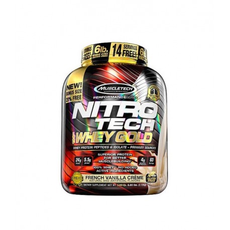Nitro Tech Whey Gold 5.5 Lbs de Muscletech