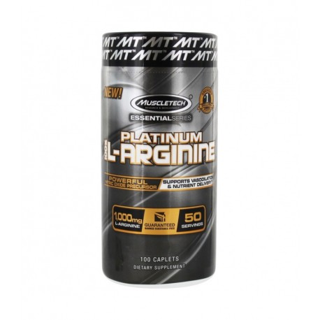 Platinum L Arginine de Muscletech 100 caps